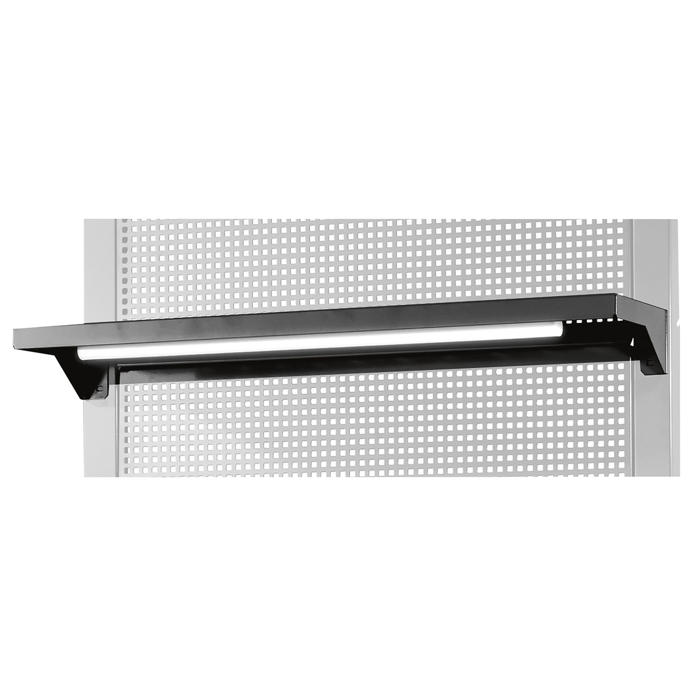 Étagère métallique pour panneau perforé noir - FACOM - RWS-SHELFBS