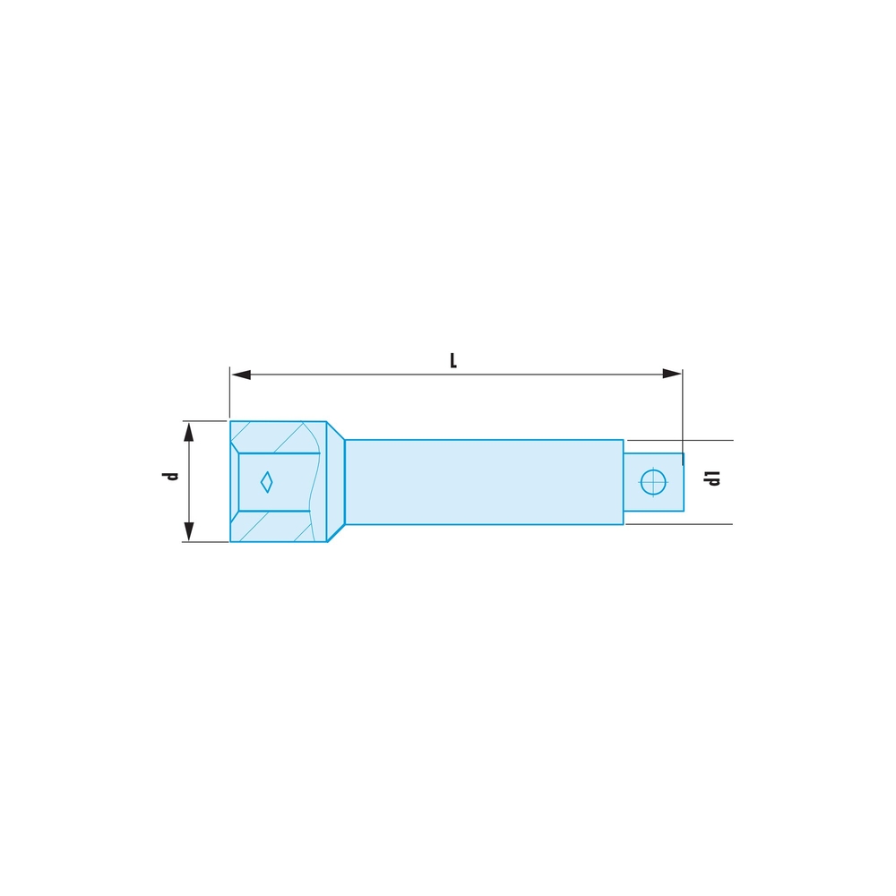 Rallonge 1/2'' 200 mm antidéflagrant - FACOM - S.212SR