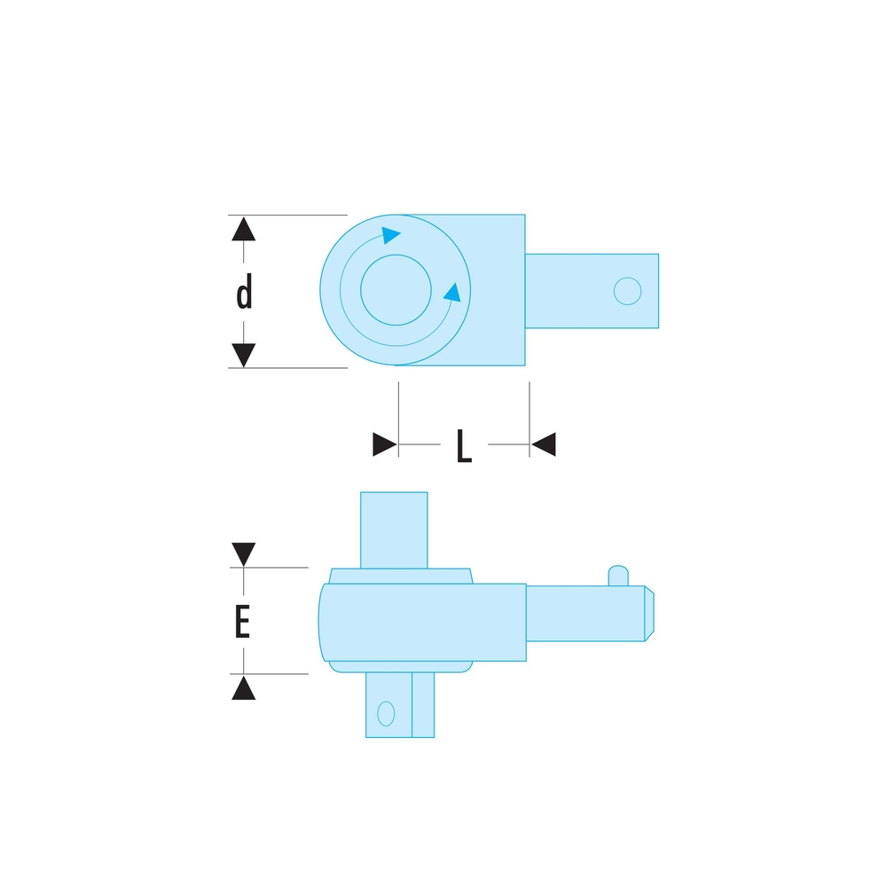 Cliquet 1/2 pour clé dynamo attachement 14x18 mm - FACOM - S.382