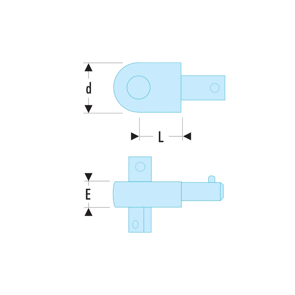 Carré conducteur pour clé dynamo attachement 14x18 mm - FACOM - S.383