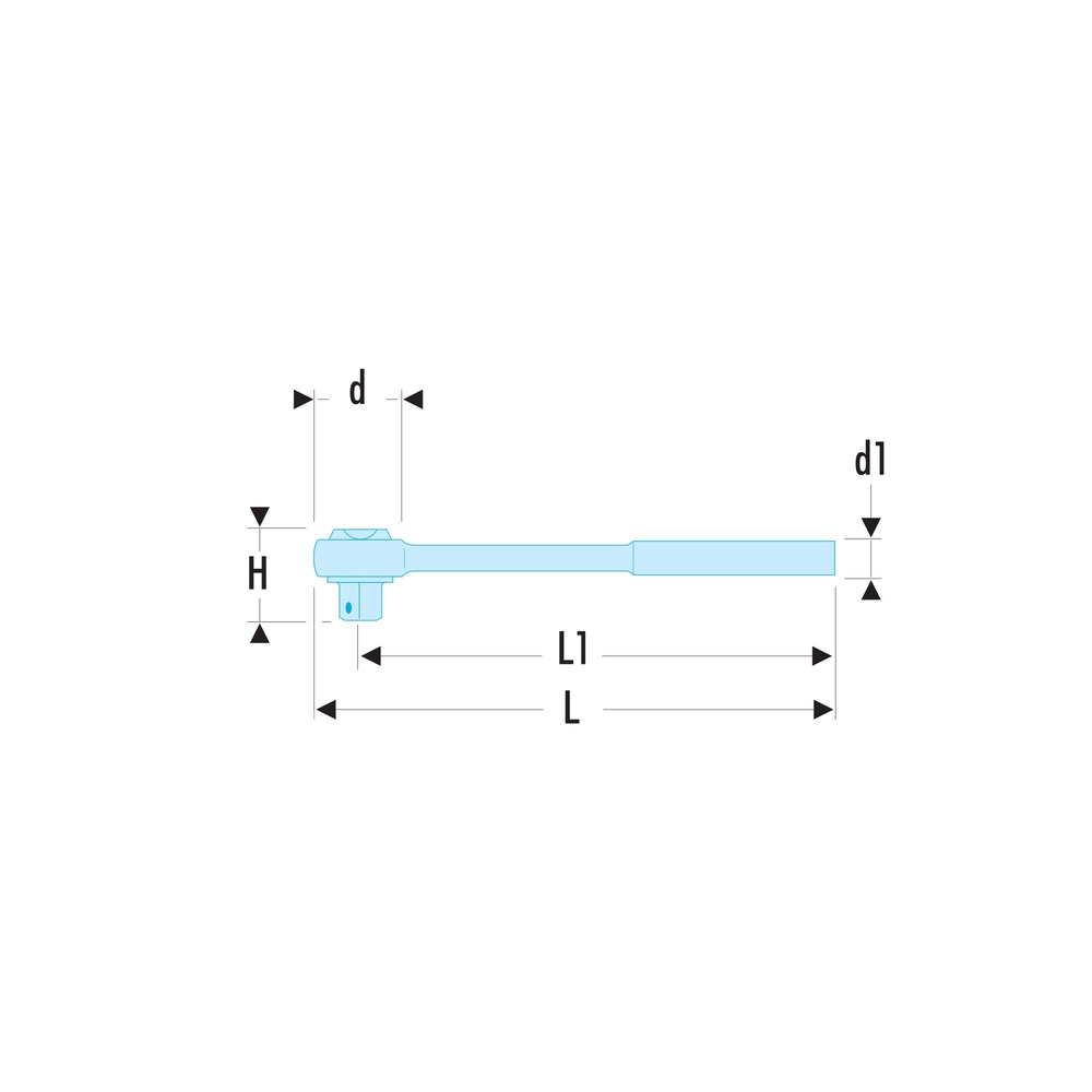 Cliquet 1/2" étanche - Par 10 - FACOM - SL.161