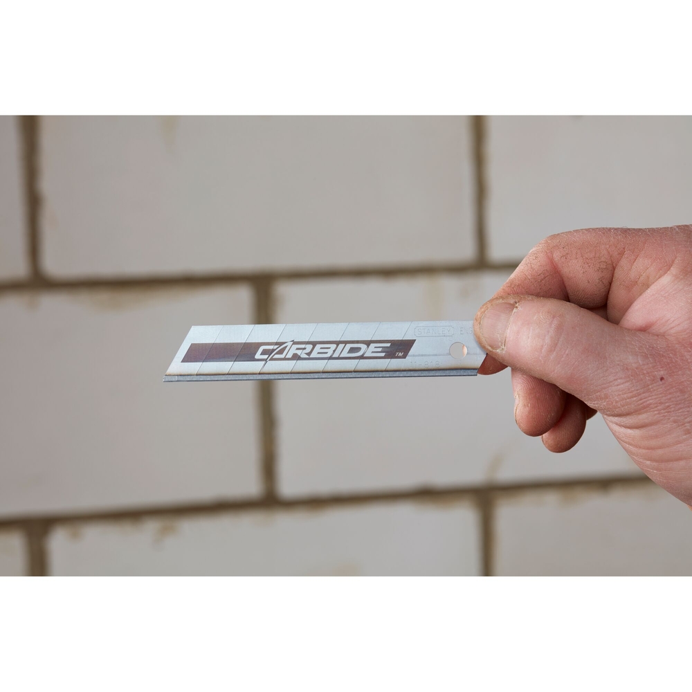 Lames de cutter 18 mm - Fatmax au carbure de tungstène - 5 lames - STHT0-11818 - STANLEY