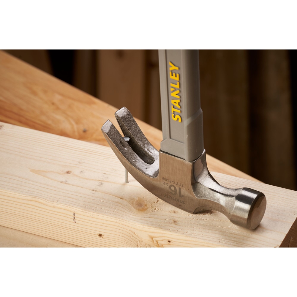 Marteau arrache-clous manche fibre de verre 450 g - STHT0-51309 - STANLEY