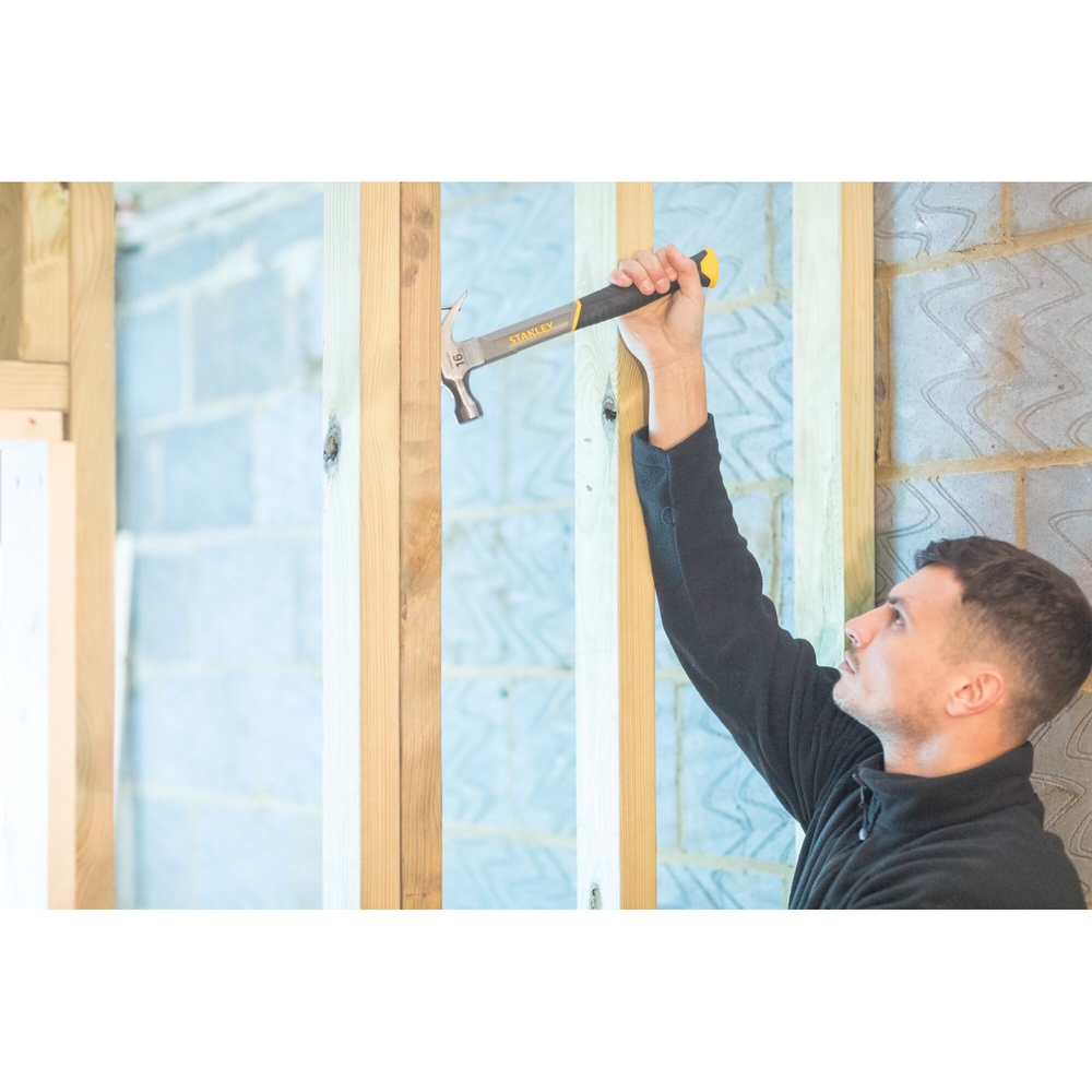 Marteau arrache-clous manche fibre de verre 560 g - STHT0-51310 - STANLEY