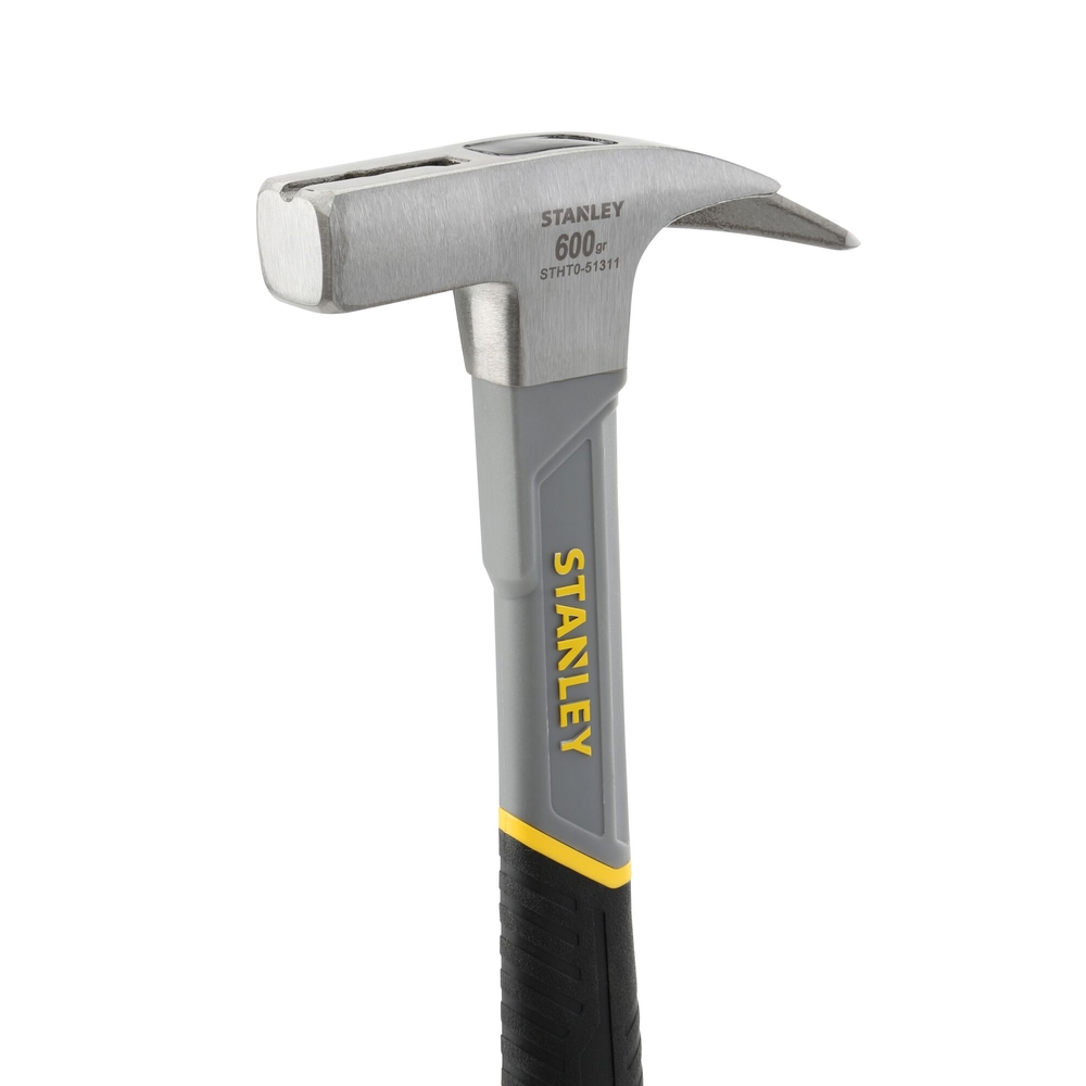 Marteau arrache-clous de charpentier manche fibre de verre 600 g  - STHT0-51311 - STANLEY