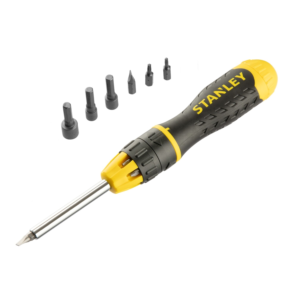 Tournevis porte-embouts à cliquet + 20 embouts - STHT0-62574 - STANLEY