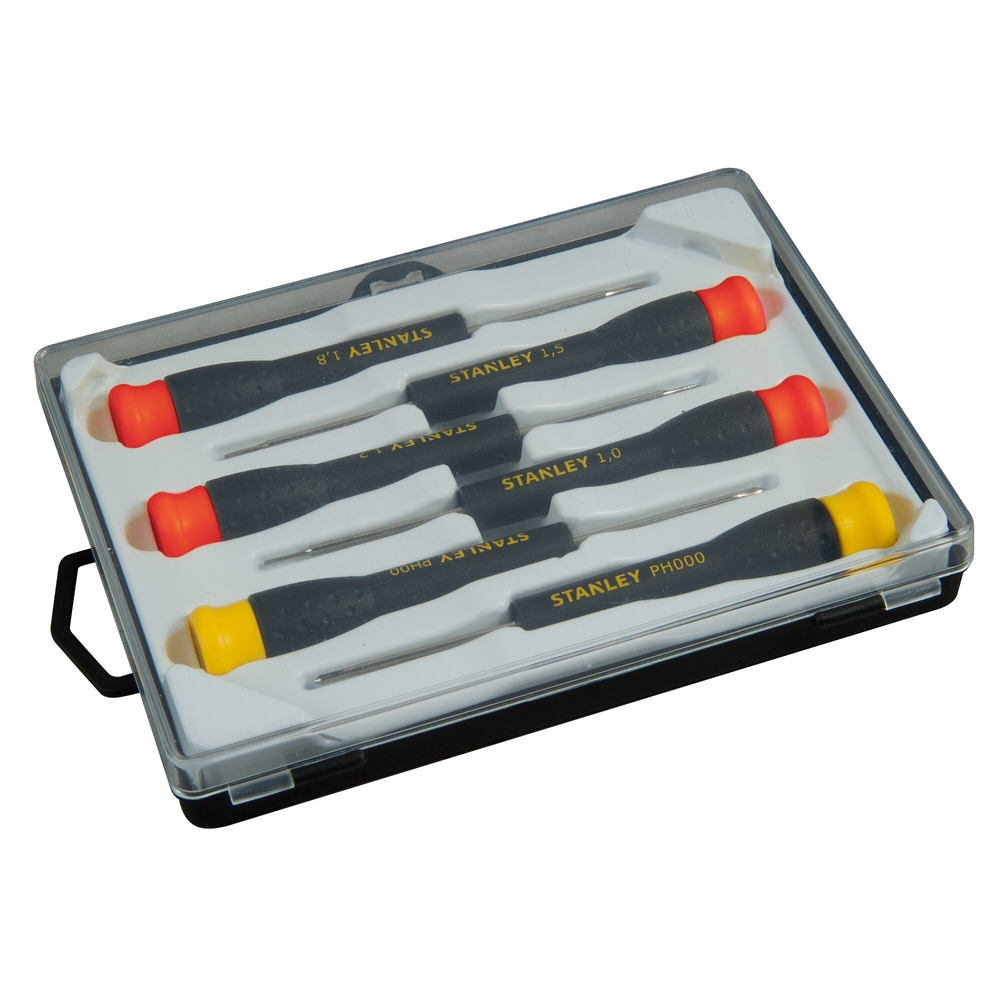 Micro-tournevis fente + Phillips - jeu de 6 pièces - STHT0-62631 - STANLEY