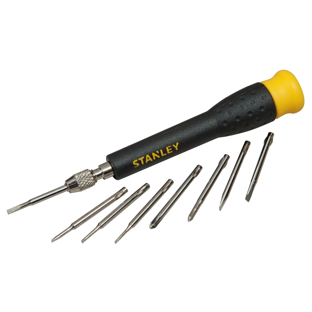 Micro-tournevis multilames fente + Phillips + hexagonal + Torx - 16 pièces - STHT0-62633 - STANLEY