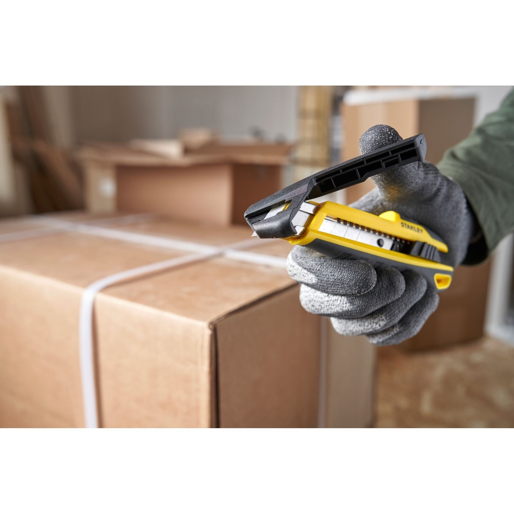 Cutter 18 mm quick snap bimatière – bouton poussoir - STHT10501-0 - STANLEY