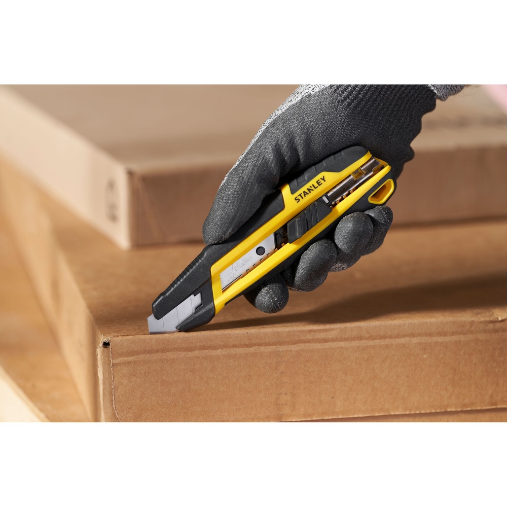 Cutter 18 mm quick snap bimatière – bouton poussoir - STHT10501-0 - STANLEY