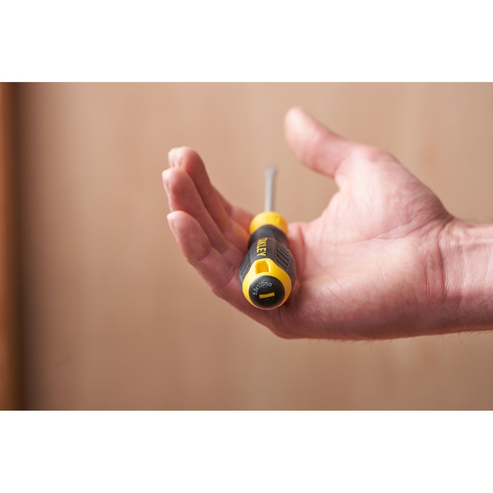 Tournevis Cushion Grip mécanicien 5,5 x 100 mm - STHT16146-0 - STANLEY