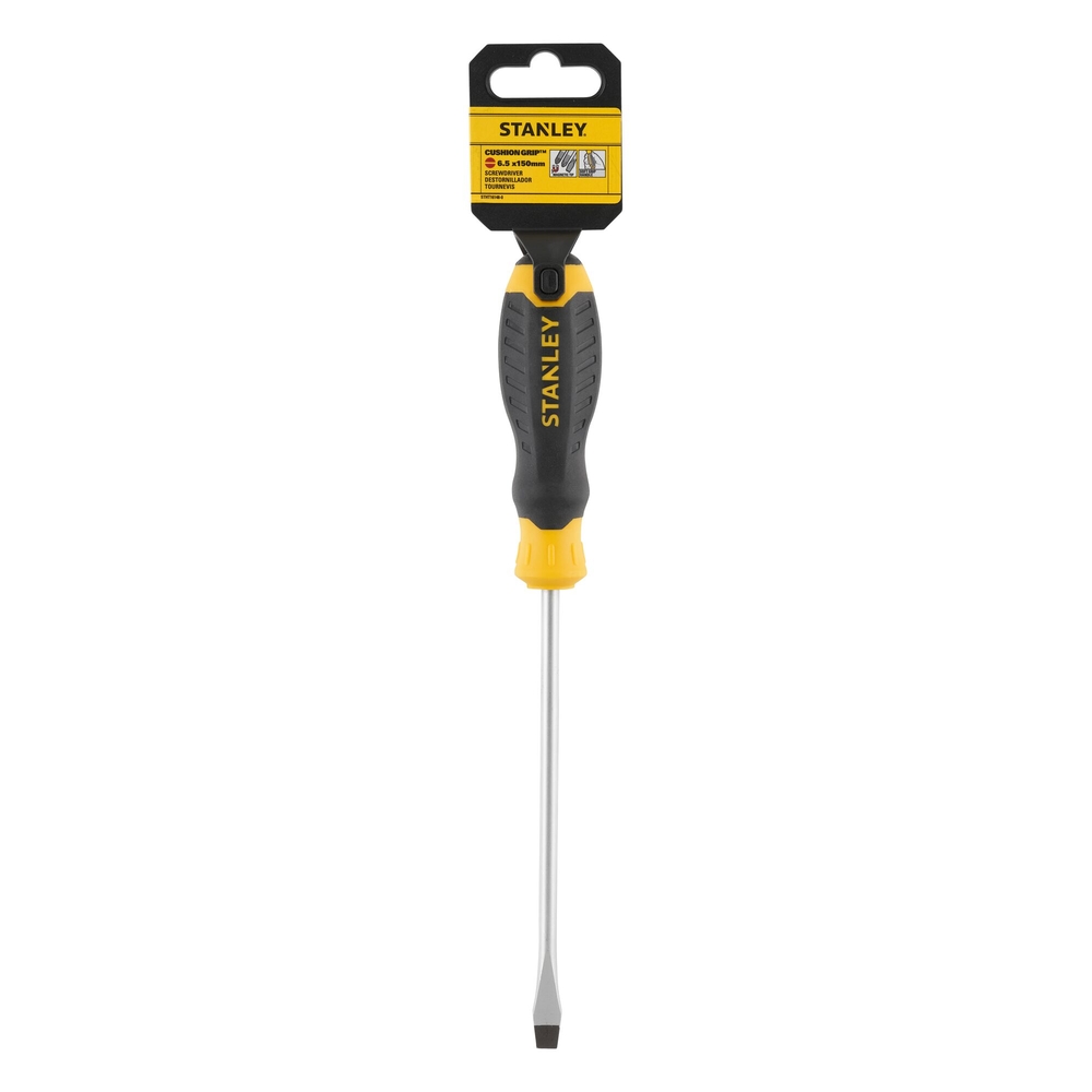 Tournevis Cushion Grip mécanicien 6,5 x 150 mm - STHT16148-0 - STANLEY
