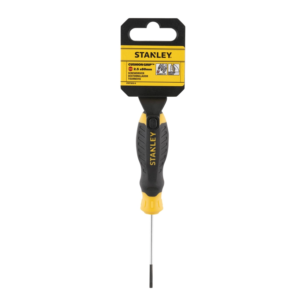 Tournevis Cushion Grip électricien 2,5 x 60 mm - STHT16151-0 - STANLEY