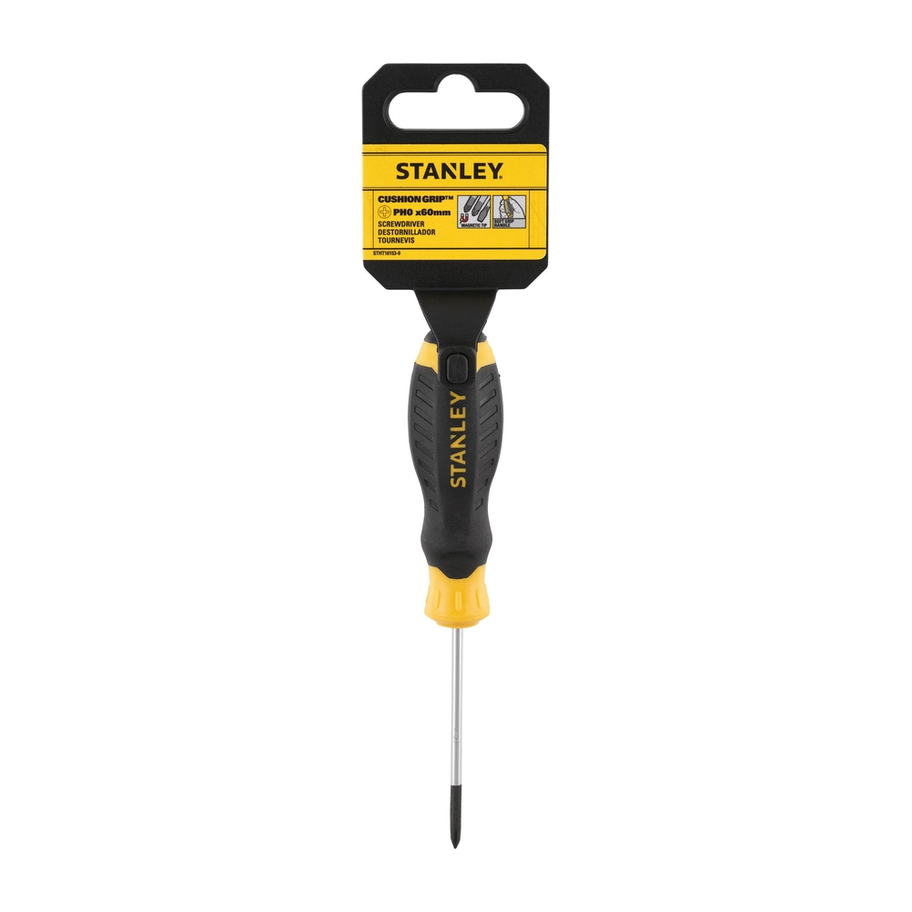 Tournevis Cushion Grip Phillips PH0 x 60 mm - STHT16153-0 - STANLEY