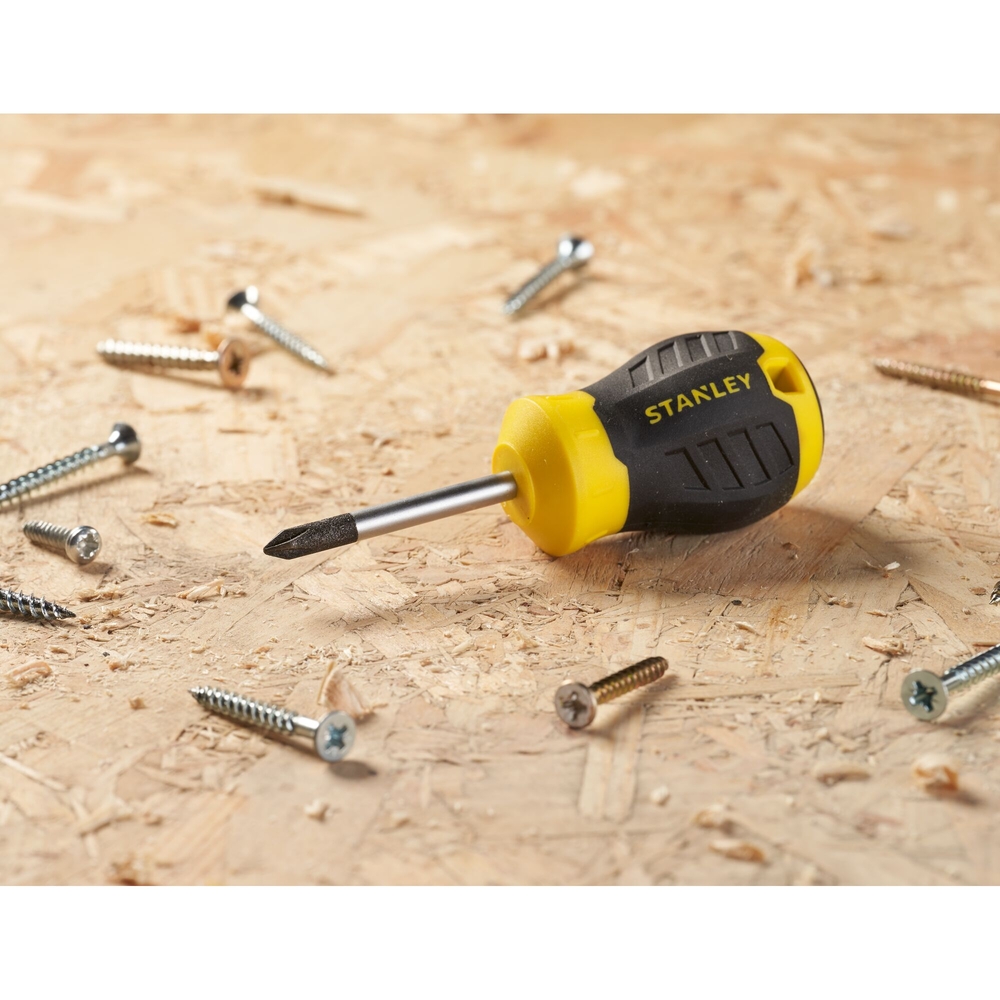 Tournevis Cushion Grip boule Phillips PH1 x 45 mm - STHT16154-0 - STANLEY