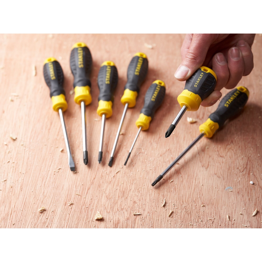 Tournevis Cushion Grip boule Phillips PH1 x 45 mm - STHT16154-0 - STANLEY
