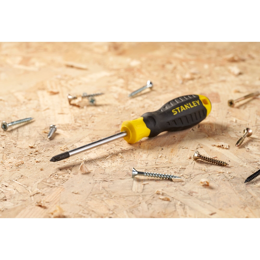 Tournevis Cushion Grip Phillips PH1 x 75 mm - STHT16155-0 - STANLEY