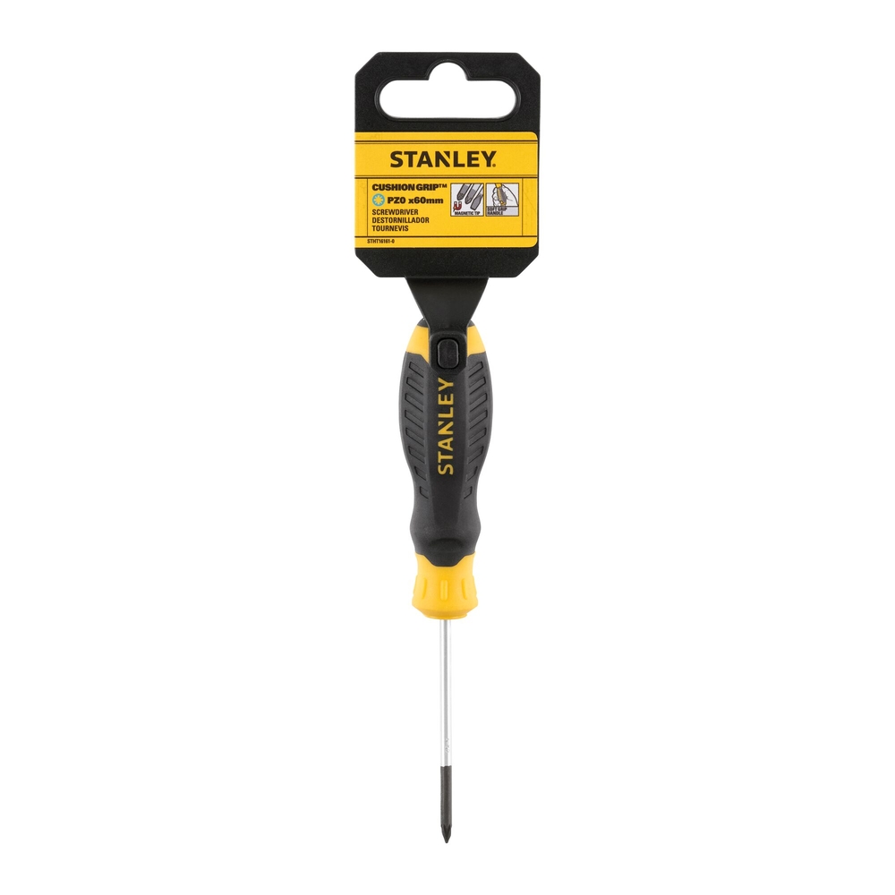 Tournevis Cushion Grip Pozidriv PZ0 x 60 mm - STHT16161-0 - STANLEY