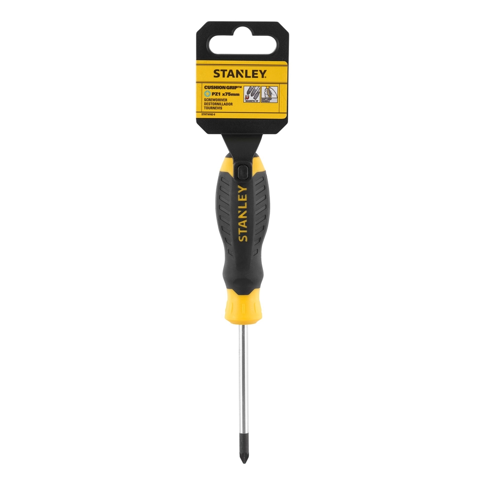 Tournevis Cushion Grip Pozidriv PZ1 x 75 mm - STHT16162-0 - STANLEY