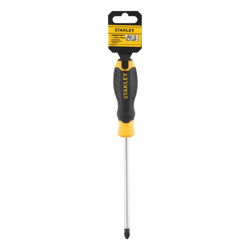 Tournevis Cushion Grip Pozidriv PZ3 x 150 mm - STHT16164-0 - STANLEY