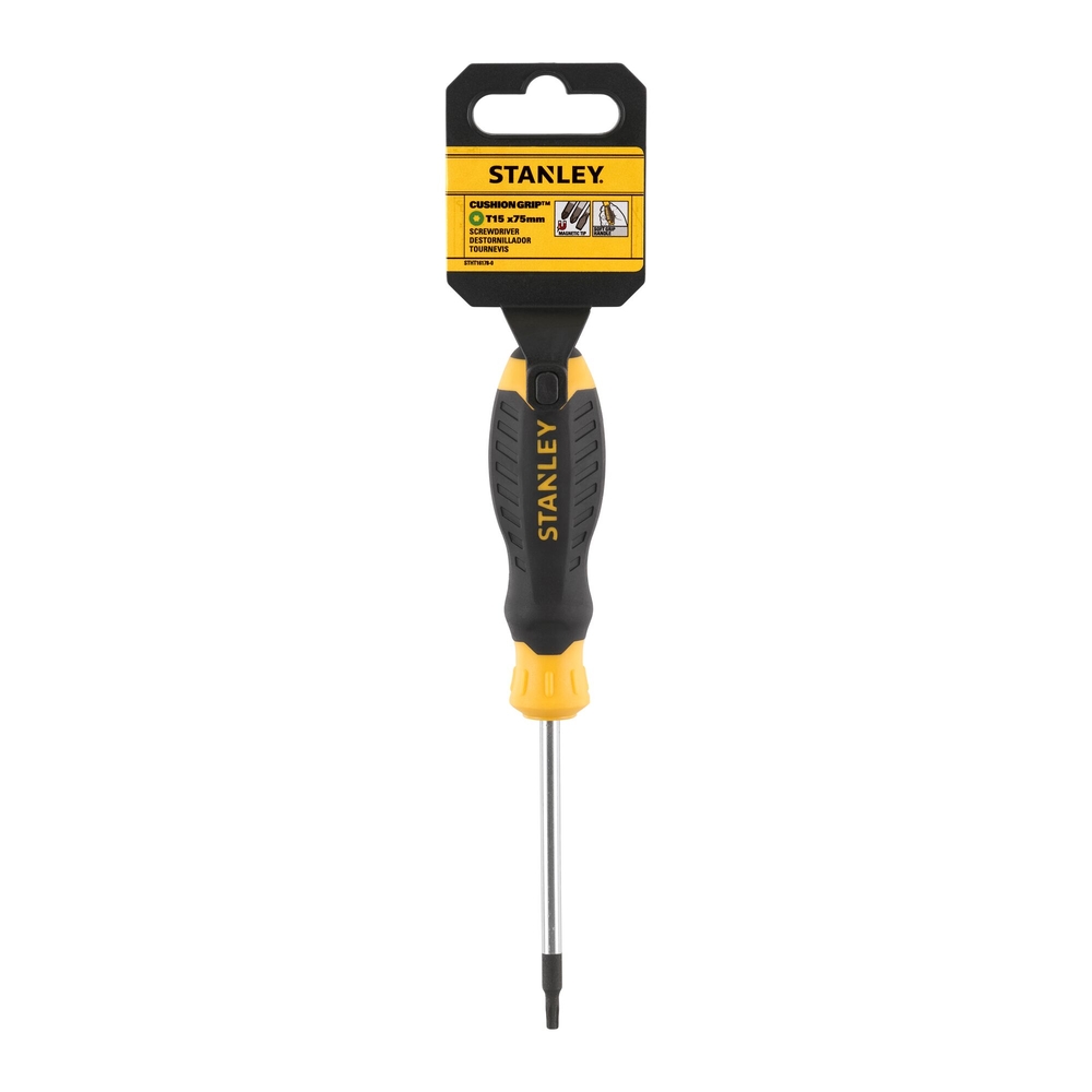 Tournevis Cushion Grip Torx TT15 x 75 mm - STHT16178-0 - STANLEY