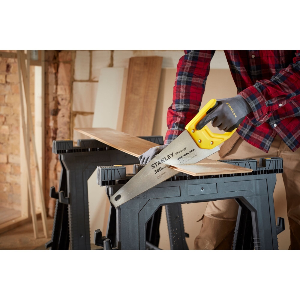 Scie égoïne Sharpcut coupe fine 380 mm - STHT20369-1 - STANLEY
