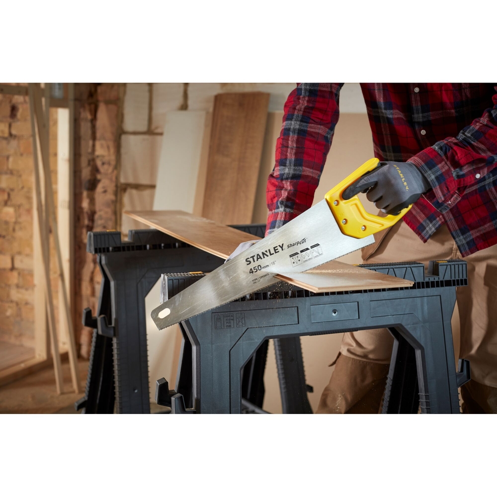 Scie égoïne Sharpcut coupe fine 450 mm - STHT20370-1 - STANLEY
