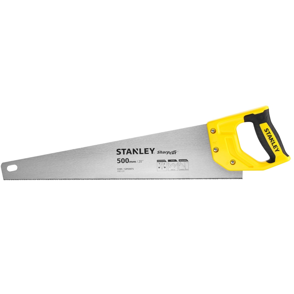 Scie égoïne Sharpcut coupe fine 500 mm - STHT20371-1 - STANLEY