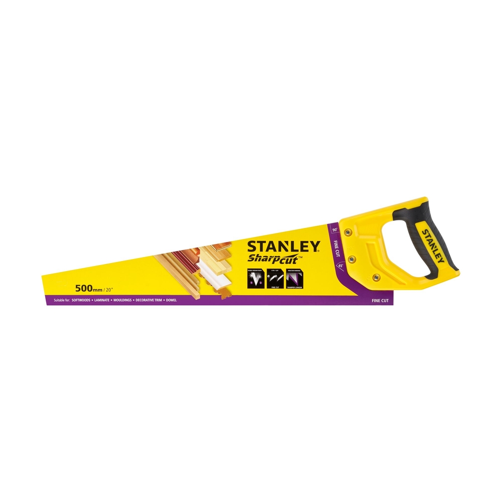 Scie égoïne Sharpcut coupe fine 500 mm - STHT20371-1 - STANLEY