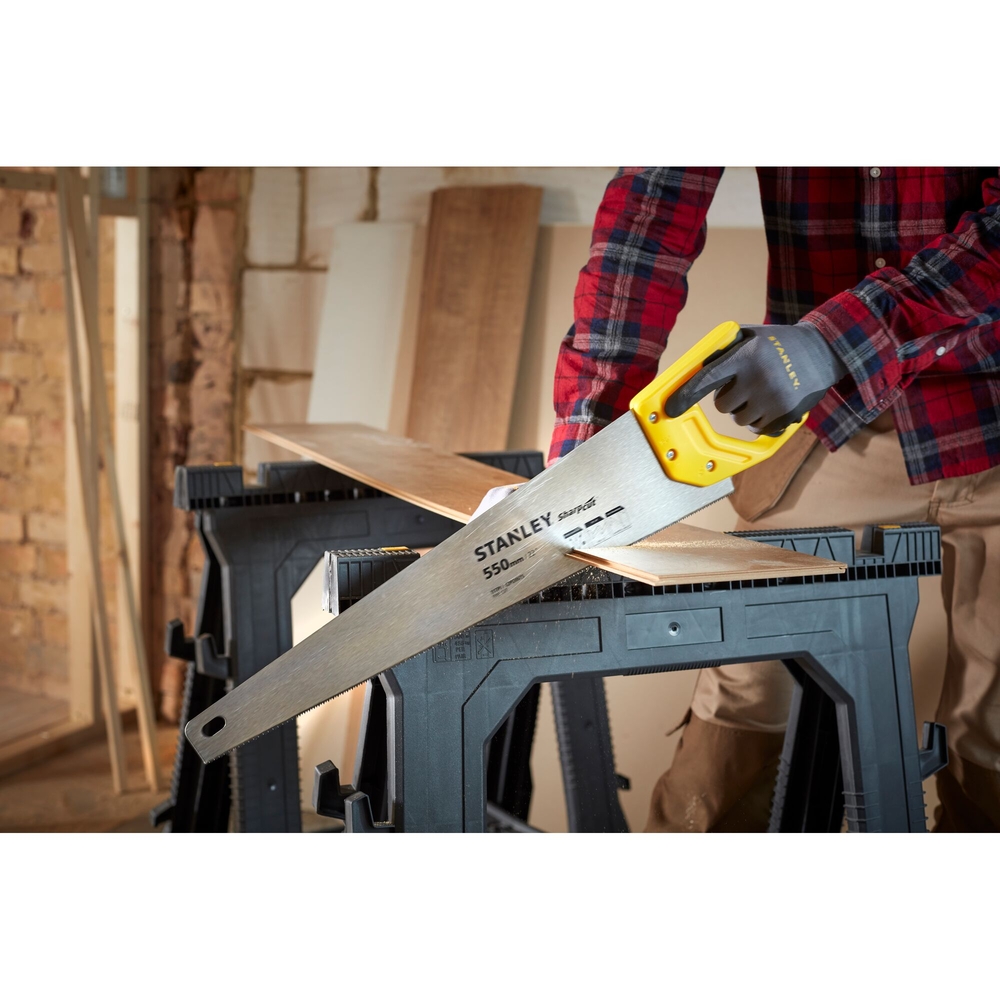 Scie égoïne Sharpcut coupe fine 550 mm - STHT20372-1 - STANLEY
