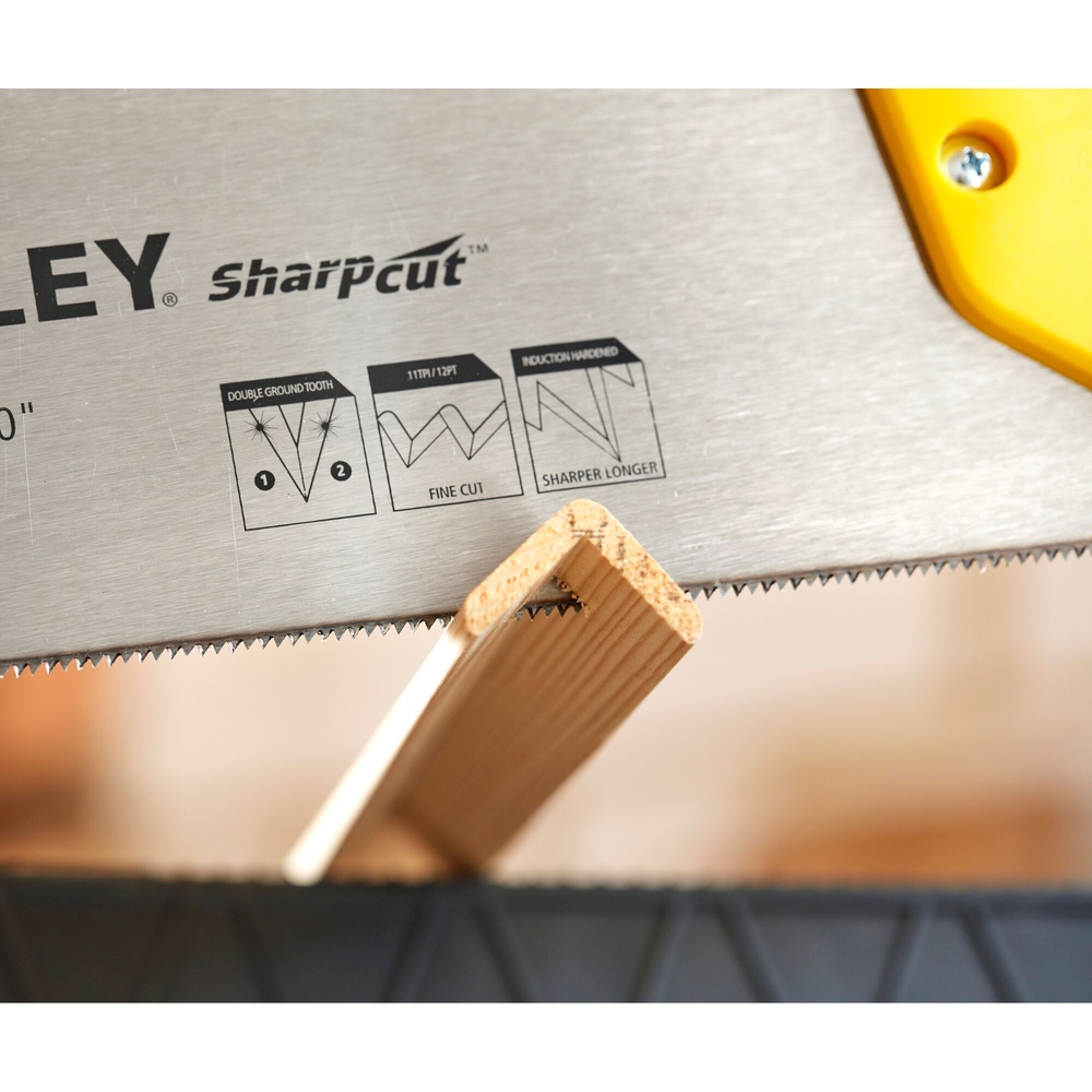 Scie égoïne Sharpcut coupe fine 550 mm - STHT20372-1 - STANLEY