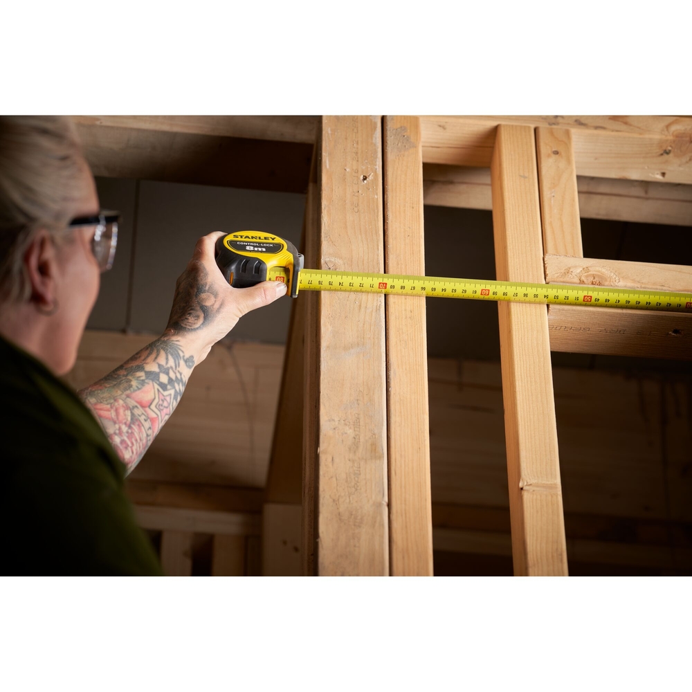 Mesure 8 m x 25 mm double marquage magnétique Control-Lock - STHT37232-0 - STANLEY
