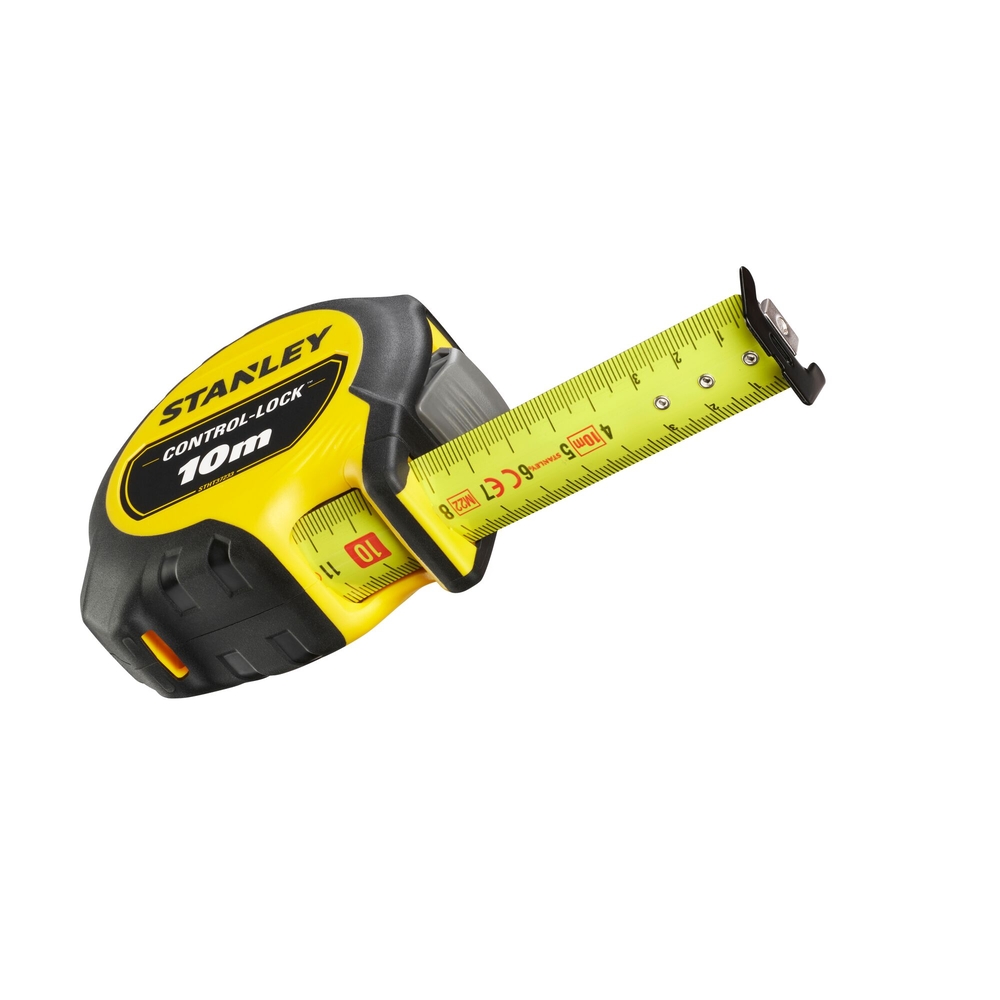 Mesure 10 m x 25 mm double marquage magnétique Control-Lock - STHT37233-0 - STANLEY