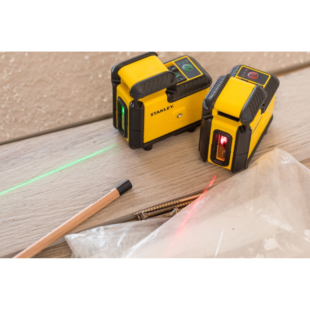 Kit niveau laser 360° CROSS360 vert + trépied - STHT77641-1 - STANLEY