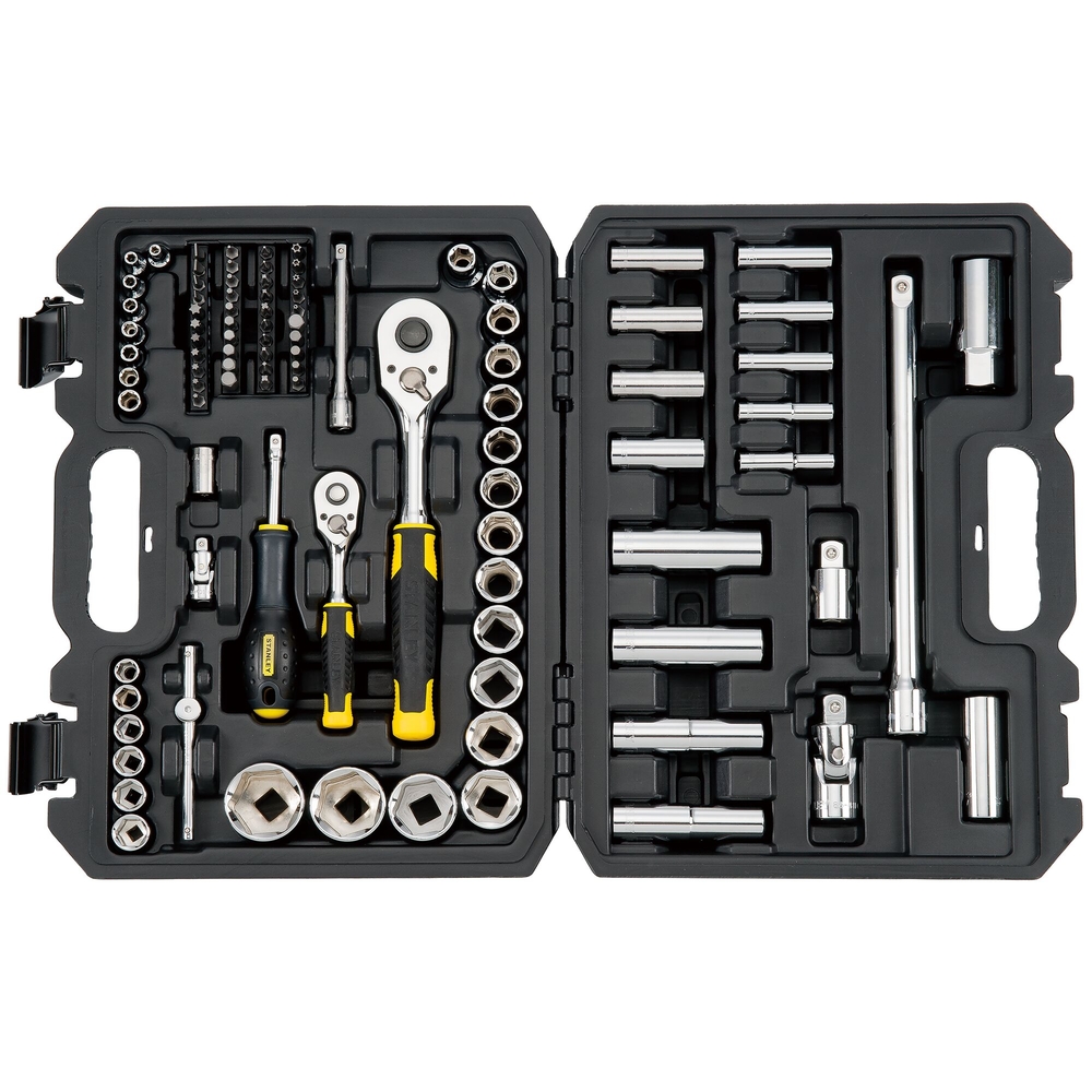 Coffret de douilles 1/4’’ + 1/2’’ - jeu de 96 pièces - STMT17379-1 - STANLEY