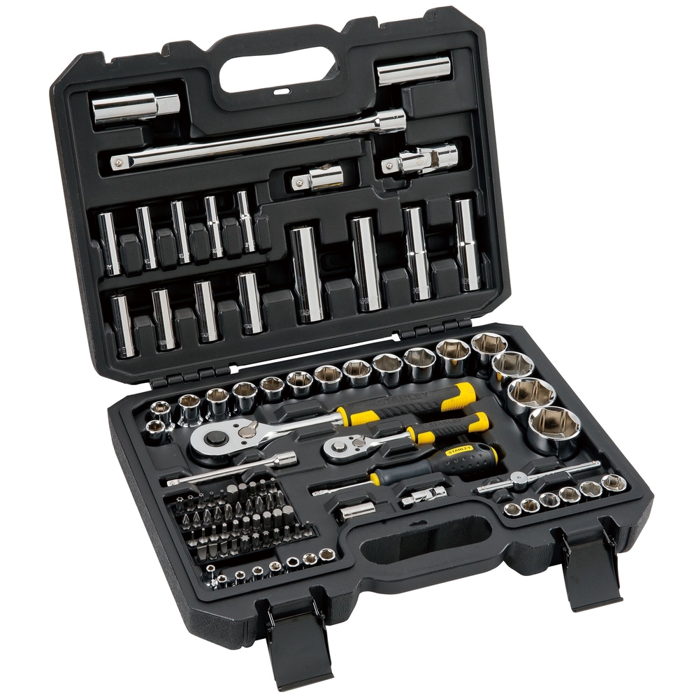 Coffret de douilles 1/4’’ + 1/2’’ - jeu de 96 pièces - STMT17379-1 - STANLEY