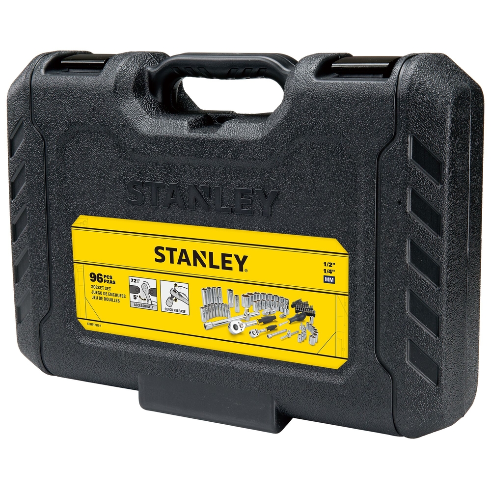 Coffret de douilles 1/4’’ + 1/2’’ - jeu de 96 pièces - STMT17379-1 - STANLEY