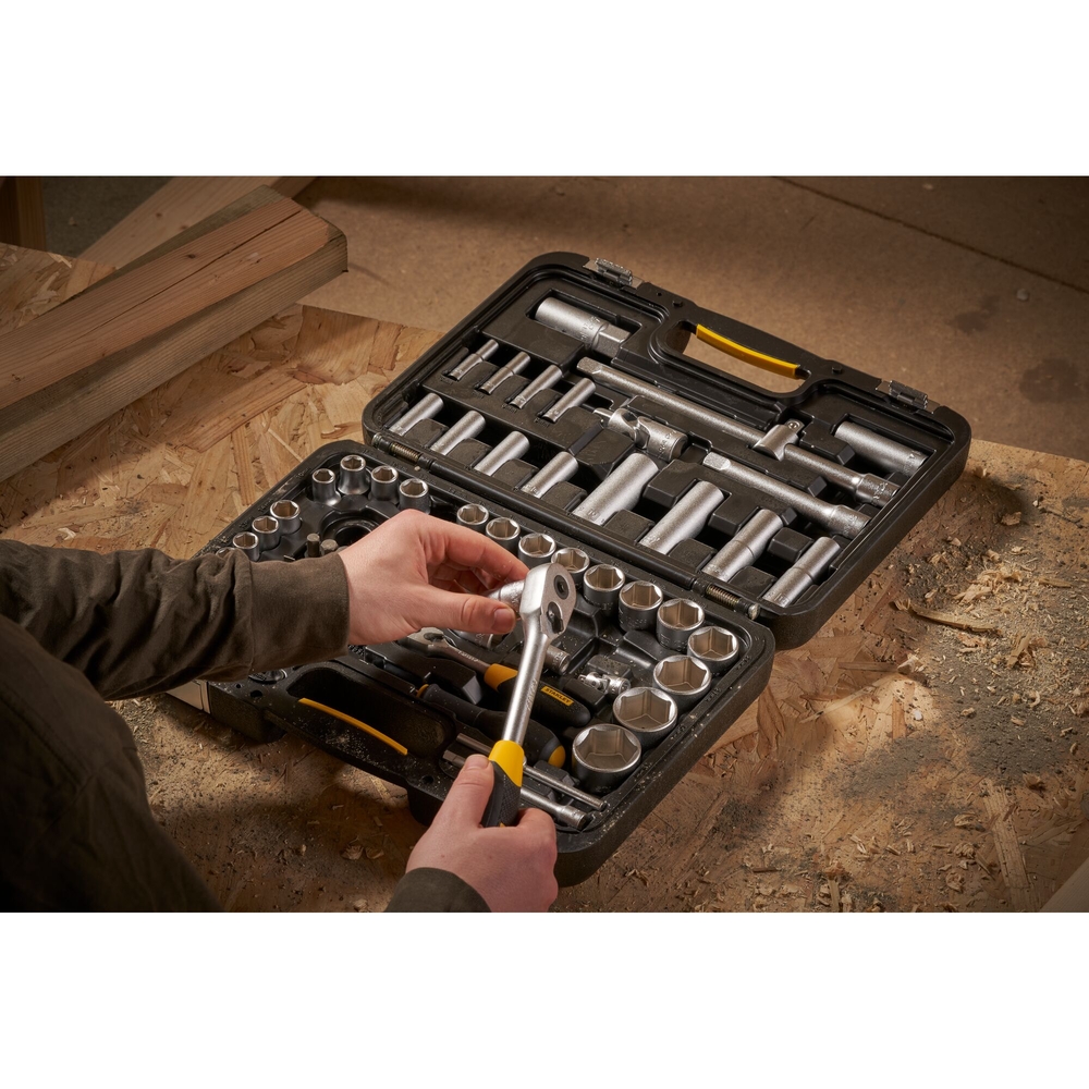 Coffret de douilles 1/4’’ + 1/2’’ - jeu de 96 pièces - STMT17379-1 - STANLEY