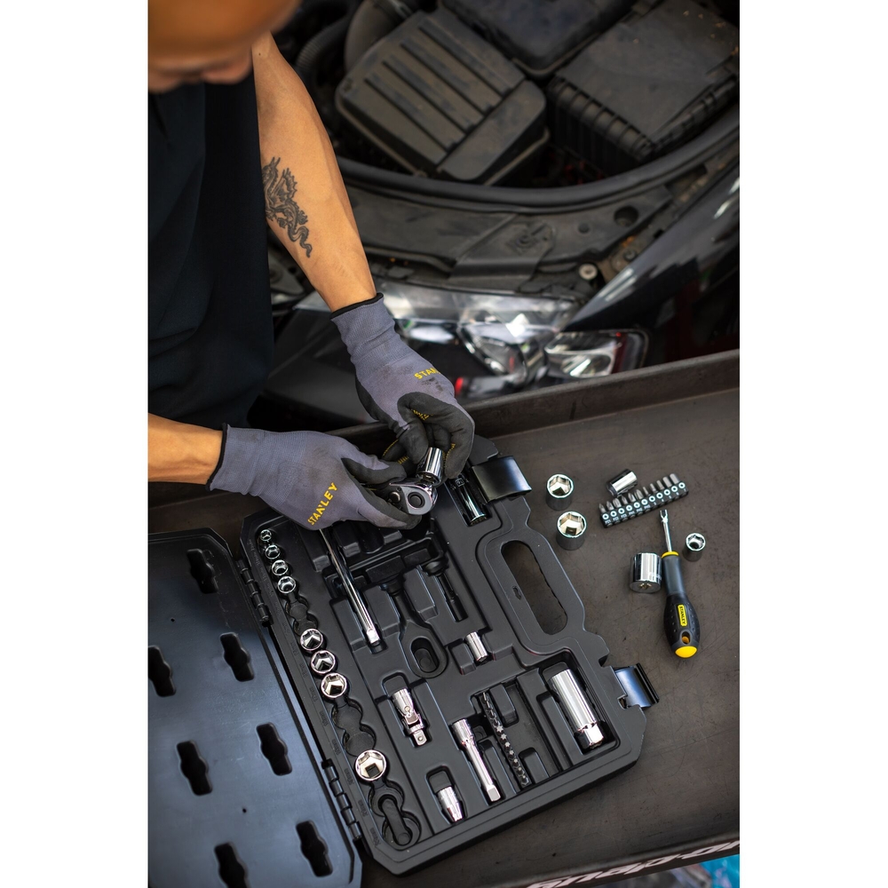 Coffret de douilles 1/4’’ - jeu de 38 pièces - STMT82828-1 - STANLEY