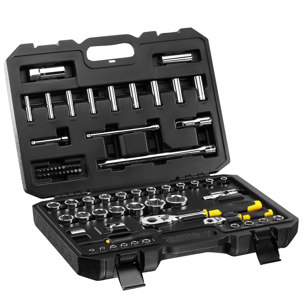 Coffret de douilles 1/4’’ + 1/2’’ - jeu de 72 pièces - STMT82831-1 - STANLEY