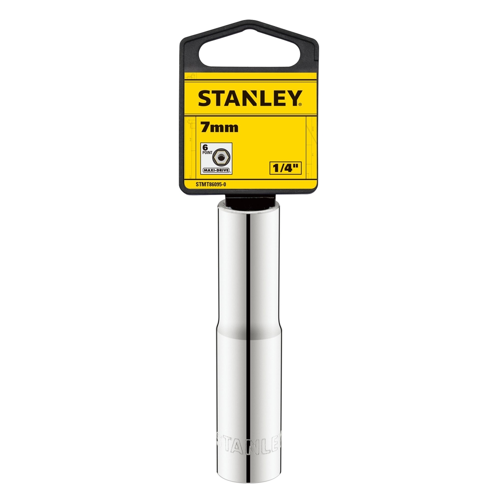 Douille longue 1/4’’ 6 pans 7 mm - STMT86095-0 - STANLEY