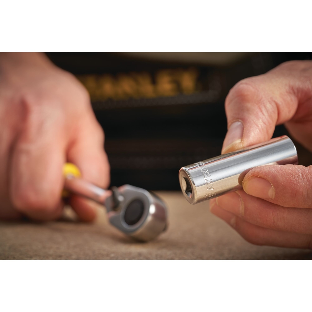 Douille longue 1/4’’ 6 pans 11 mm - STMT86099-0 - STANLEY