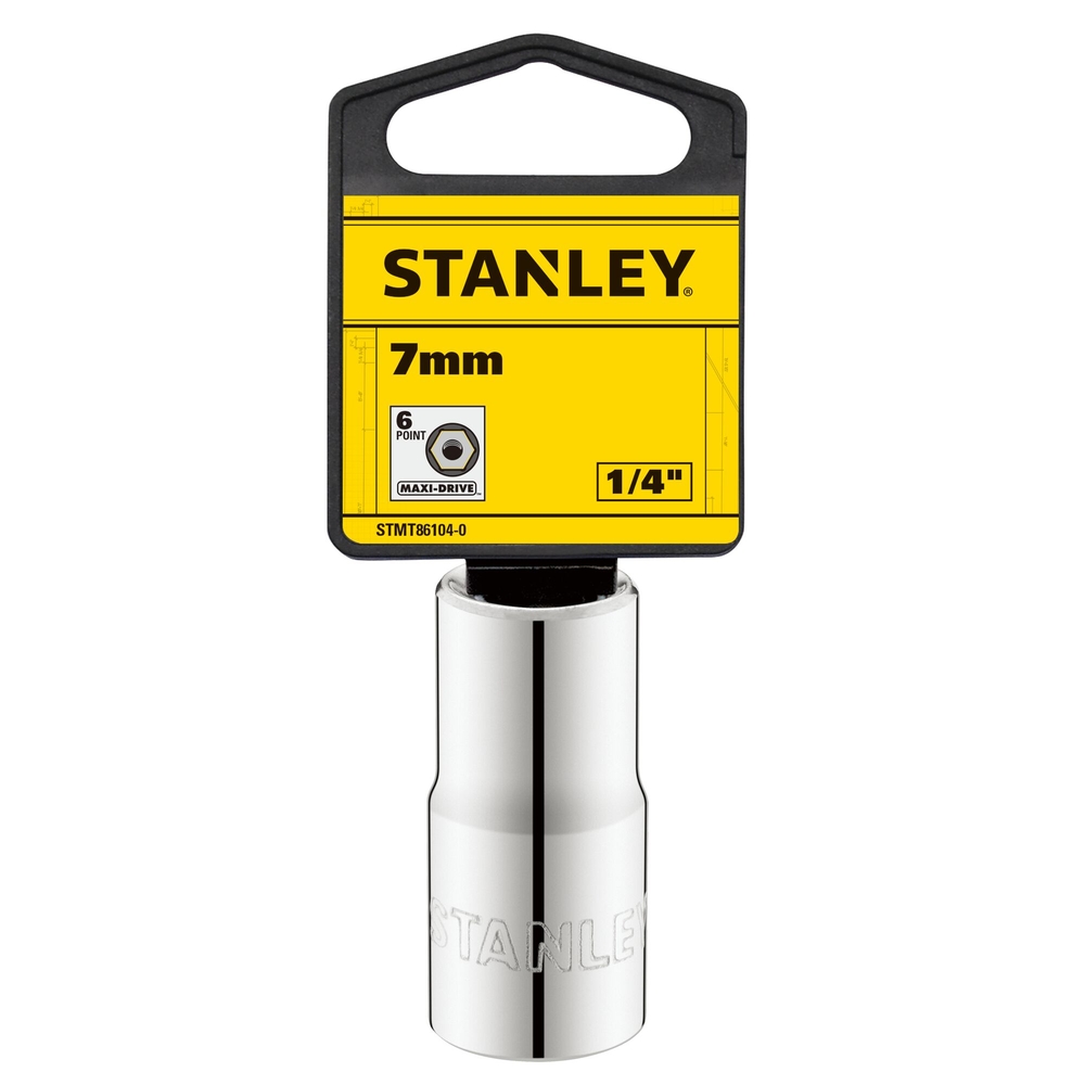 Douille 1/4’’ 6 pans 7 mm - STMT86104-0 - STANLEY
