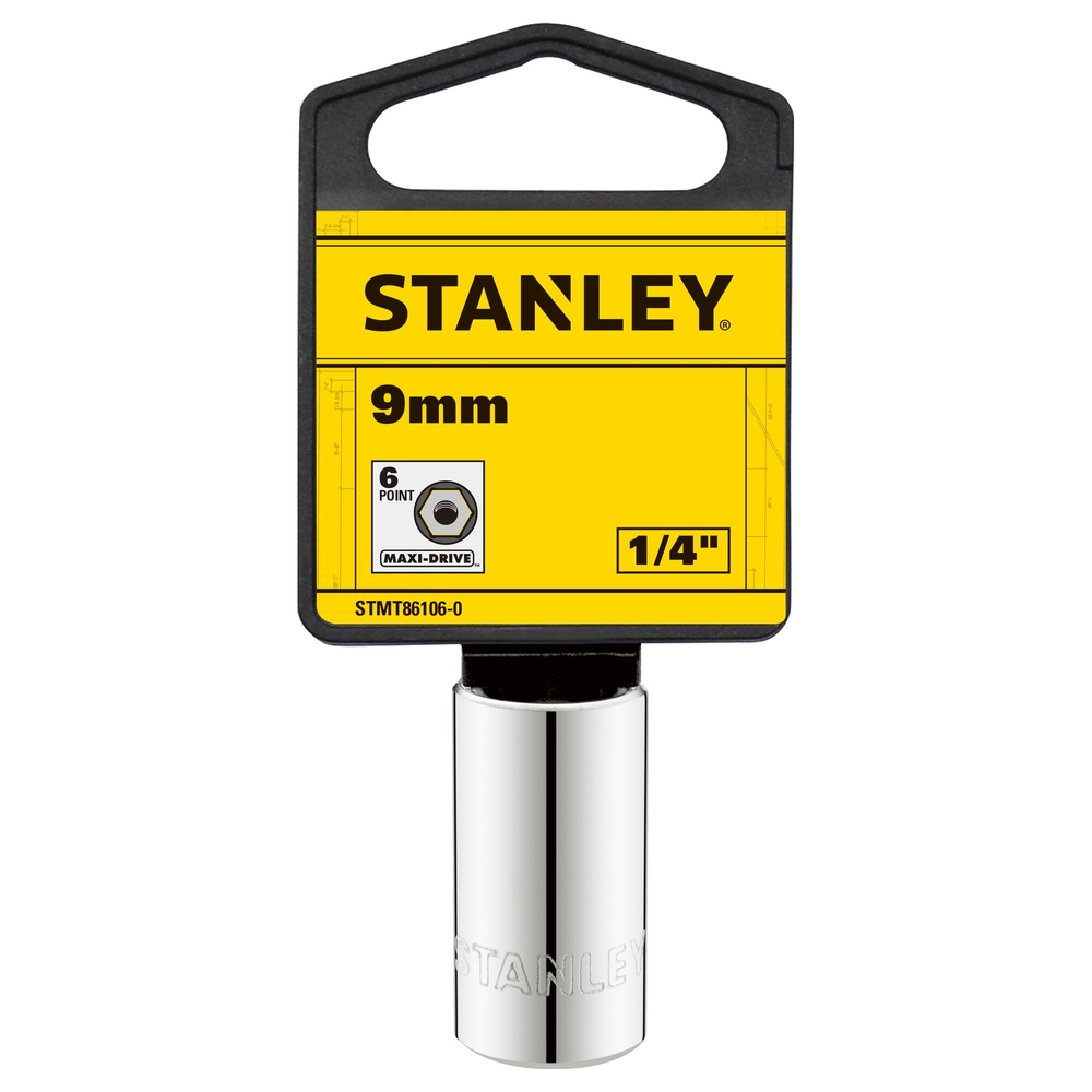 Douille 1/4’’ 6 pans 9 mm - STMT86106-0 - STANLEY