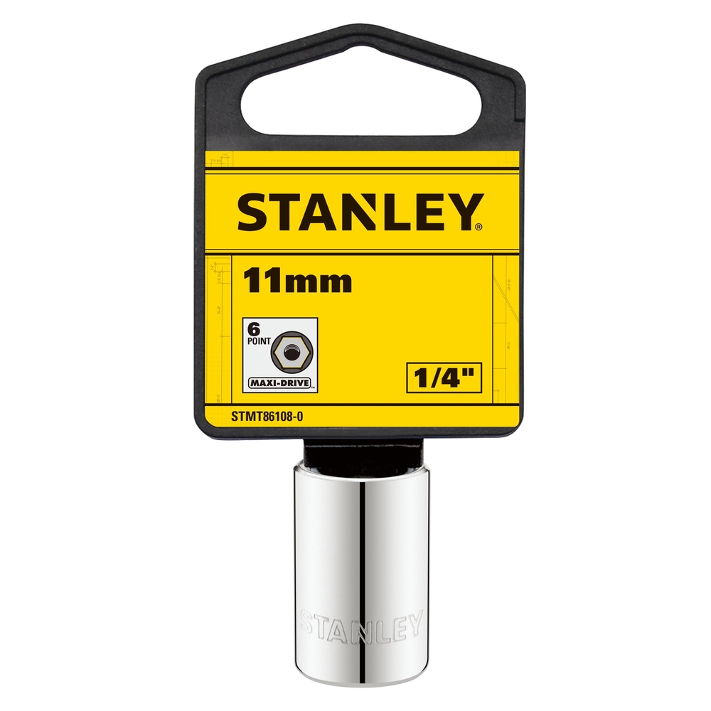 Douille 1/4’’ 6 pans 11 mm - STMT86108-0 - STANLEY