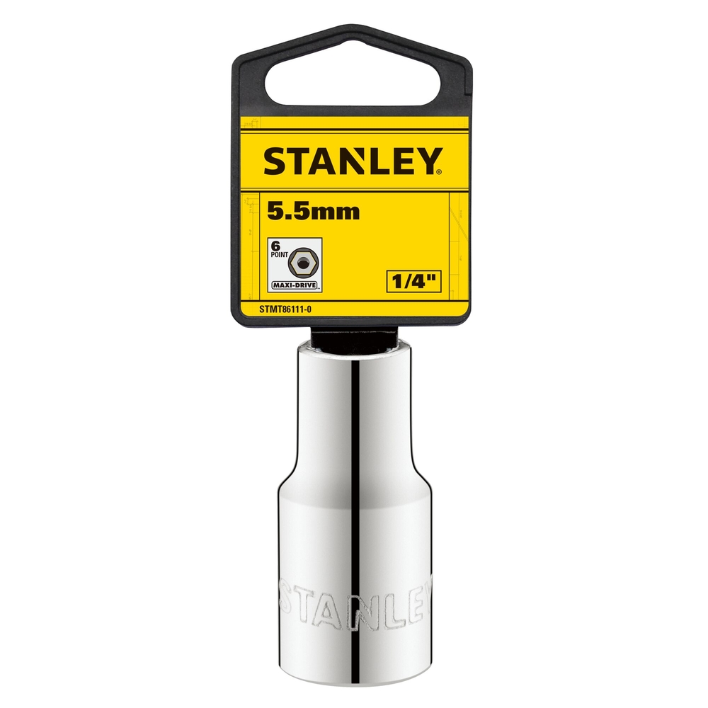 Douille 1/4’’ 6 pans 5,5 mm - STMT86111-0 - STANLEY