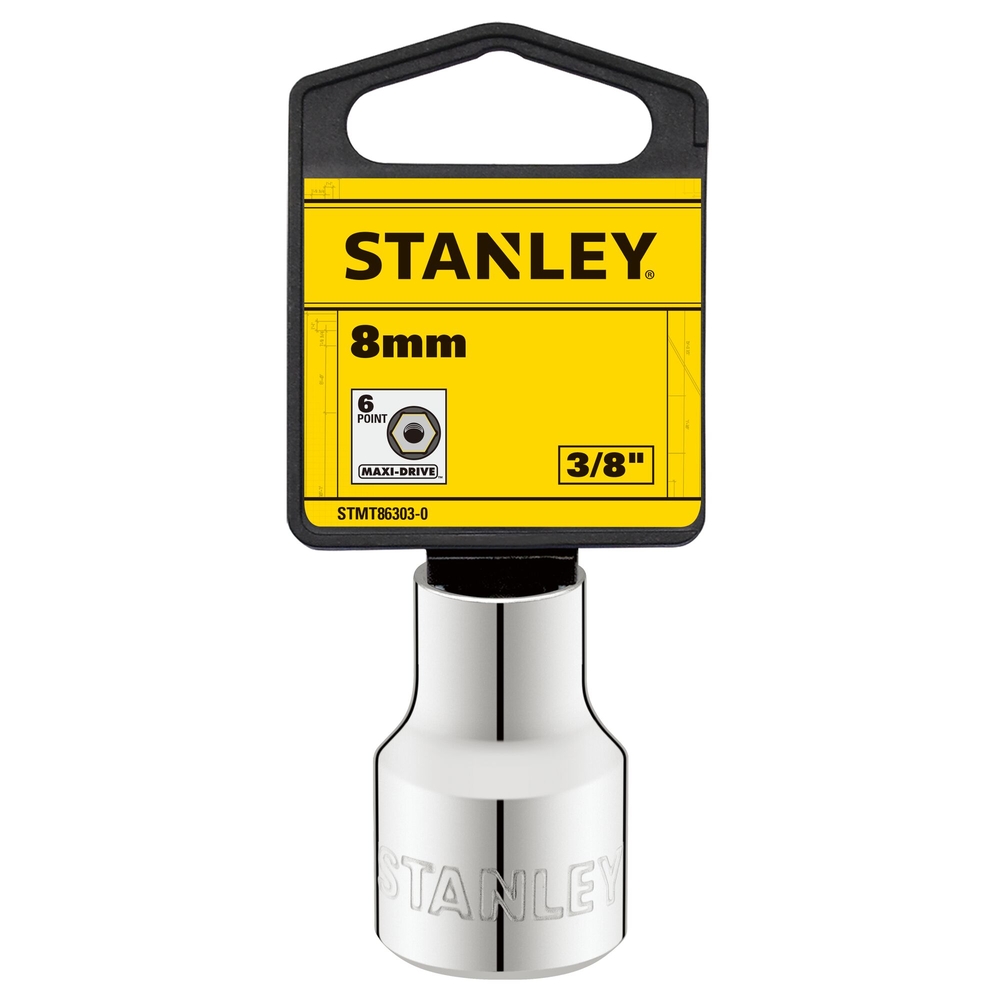 Douille 3/8’’ 6 pans 8 mm - STMT86303-0 - STANLEY