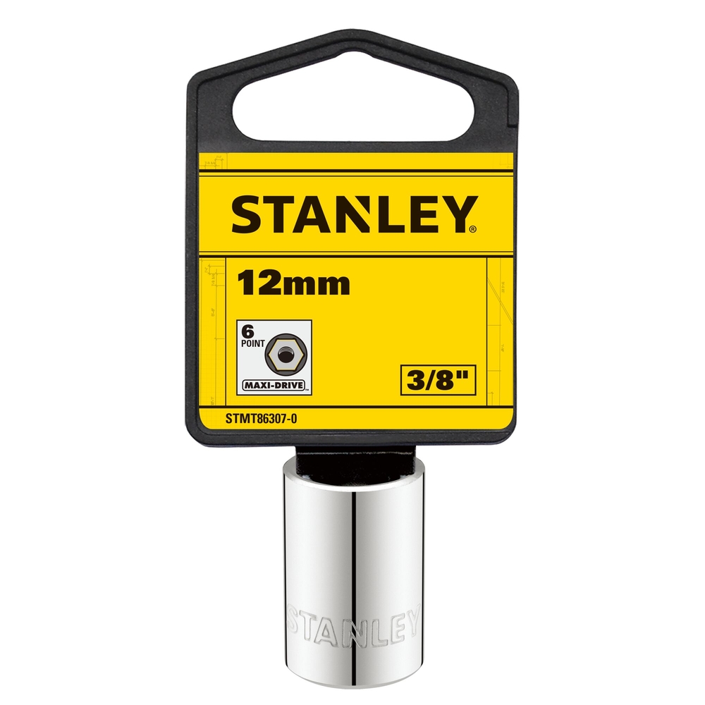 Douille 3/8’’ 6 pans 12 mm - STMT86307-0 - STANLEY
