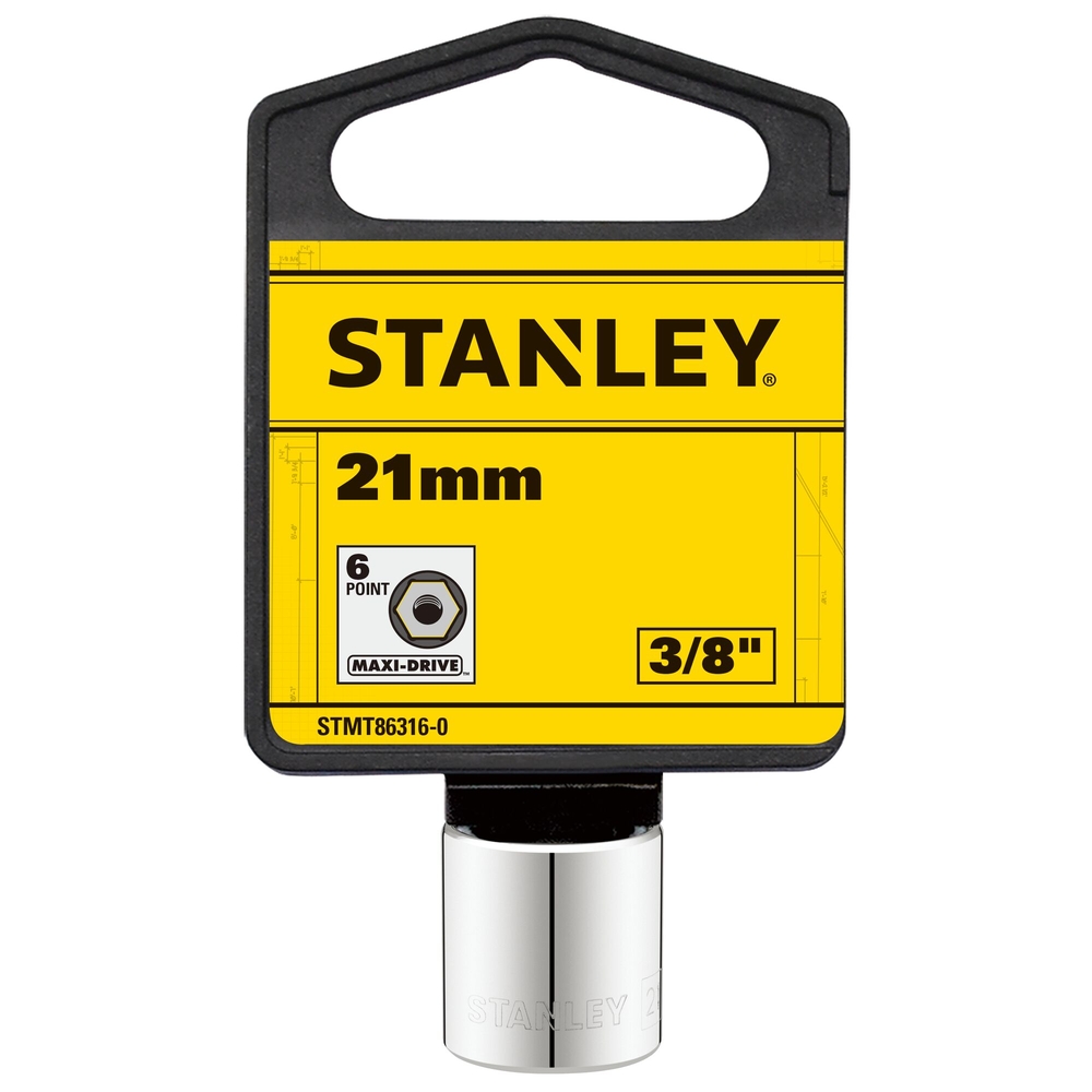 Douille 3/8’’ 6 pans 21 mm - STMT86316-0 - STANLEY