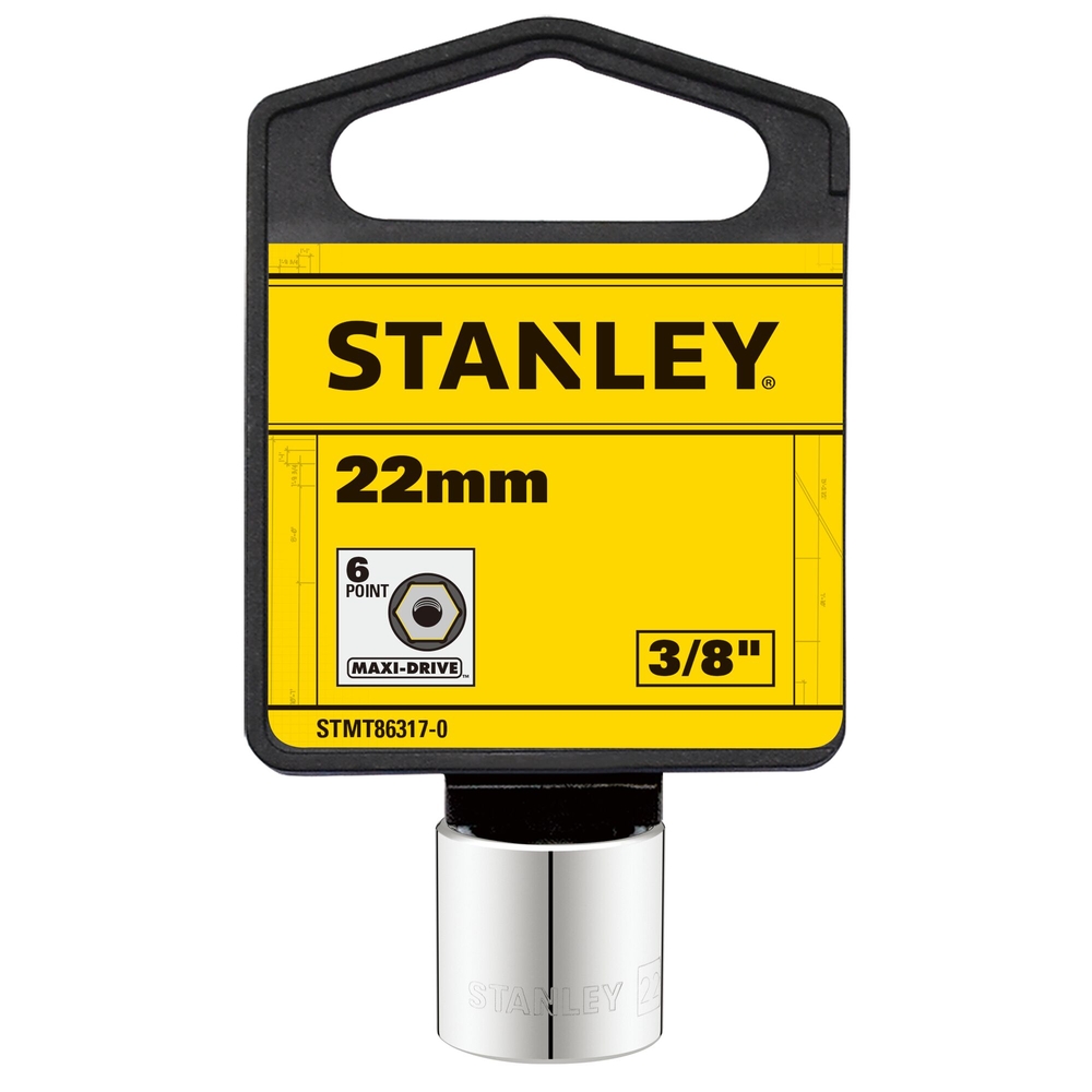 Douille 3/8’’ 6 pans 22 mm - STMT86317-0 - STANLEY